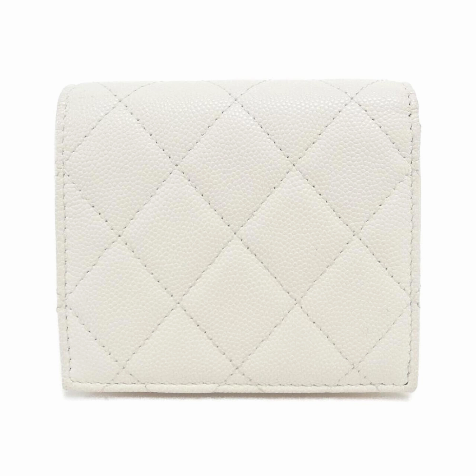 Chanel Caviar Leather Wallet (Bi-Fold) (Pre-Owned)