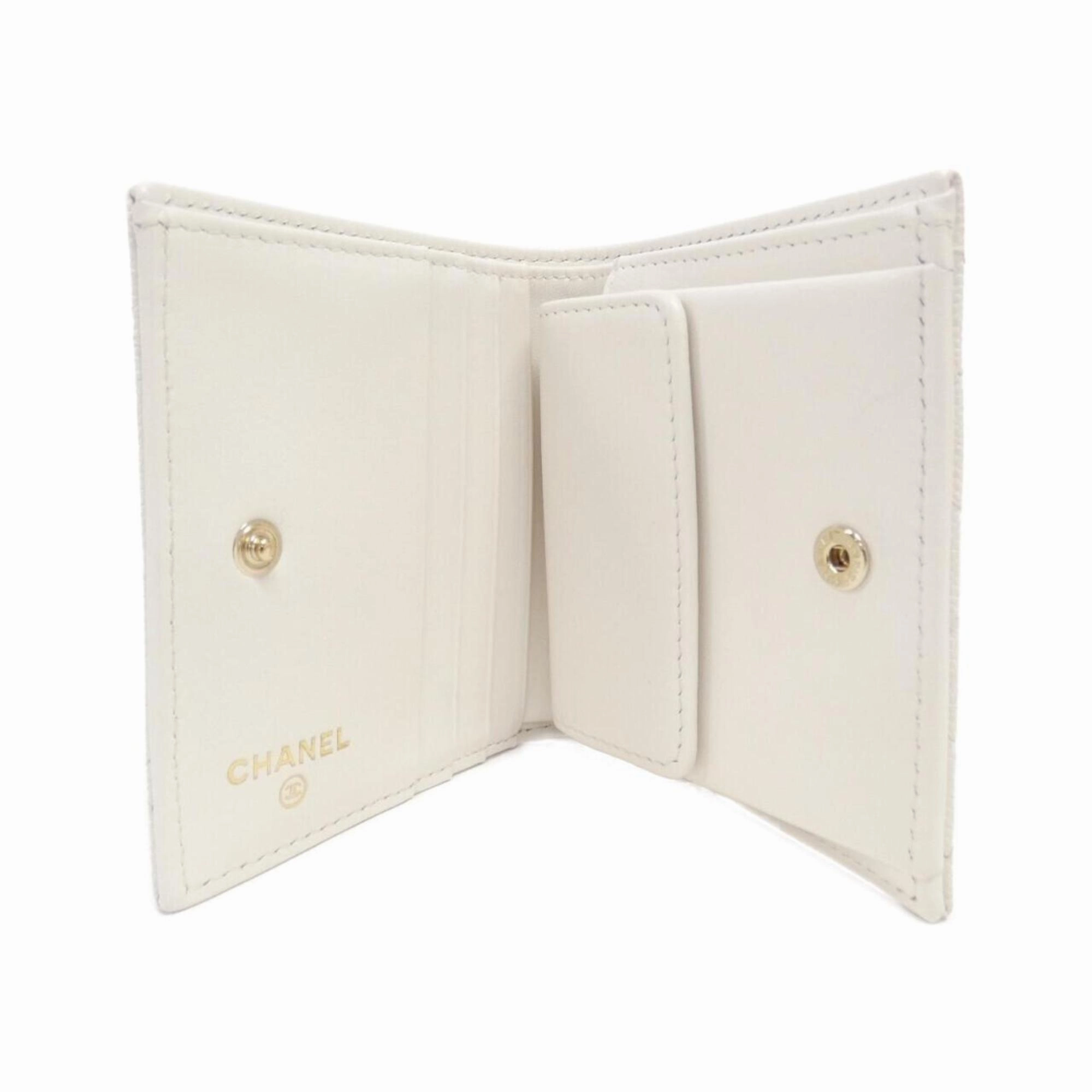 Chanel Caviar Leather Wallet (Bi-Fold) (Pre-Owned)