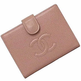 Chanel Grained Calfskin Leather Wallet (Bi-Fold) (Pre-Owned)