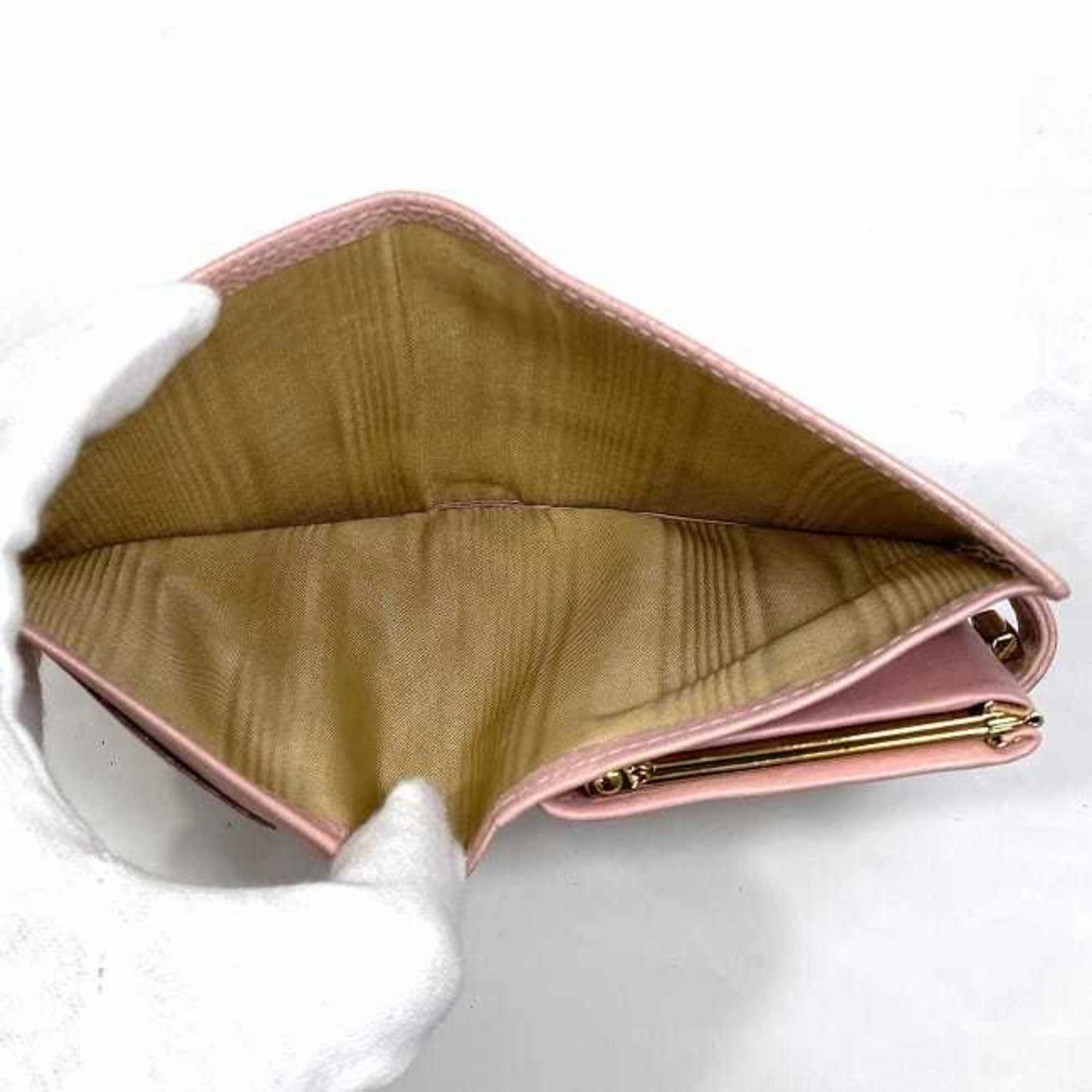 Chanel Grained Calfskin Leather Wallet (Bi-Fold) (Pre-Owned)