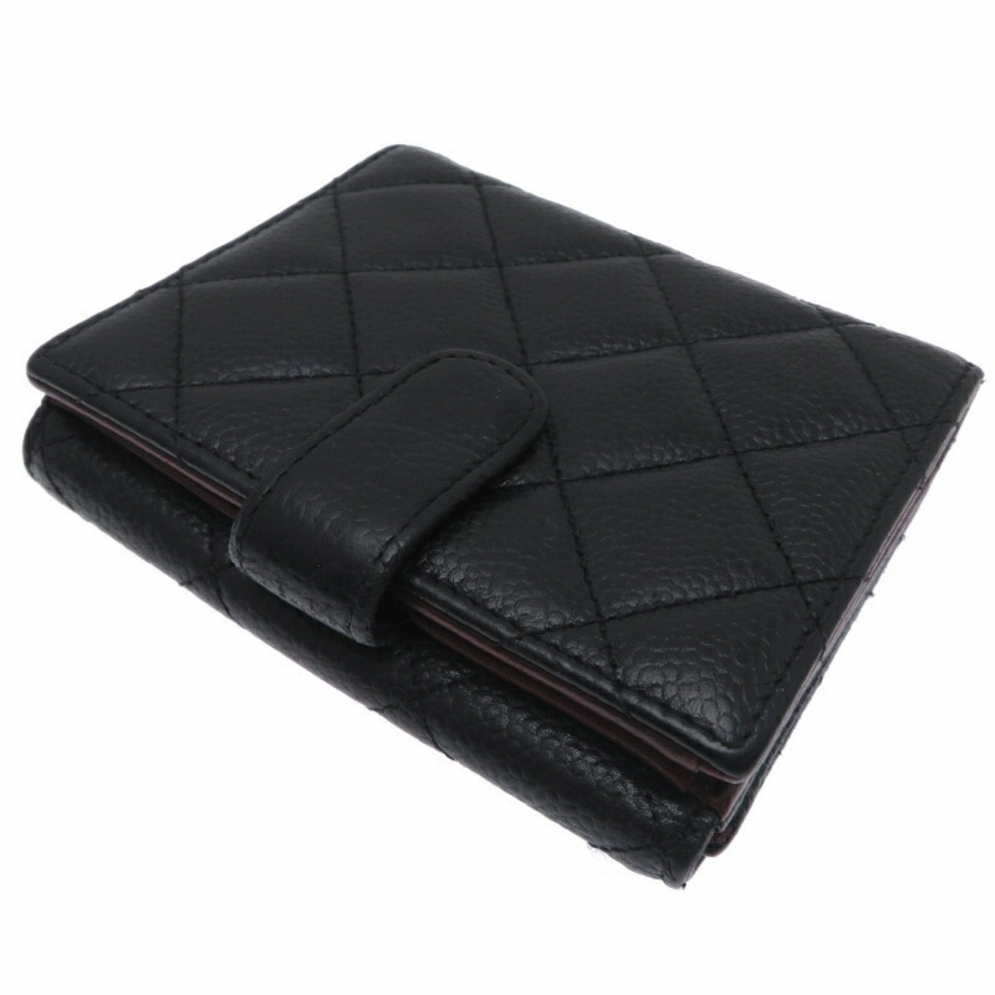 Chanel Grained Calfskin Wallet (Bi-Fold) (Pre-Owned)