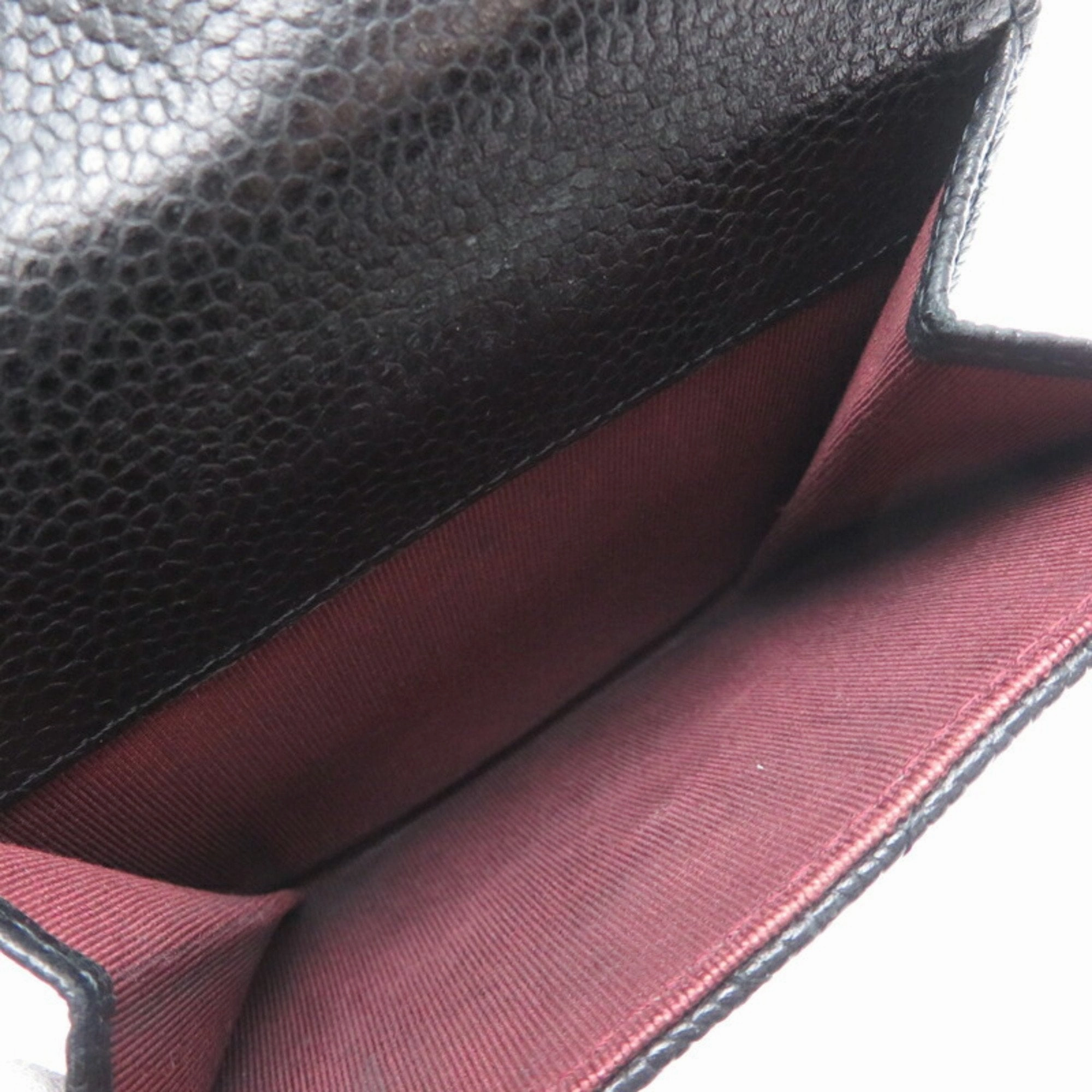 Chanel Grained Calfskin Wallet (Bi-Fold) (Pre-Owned)