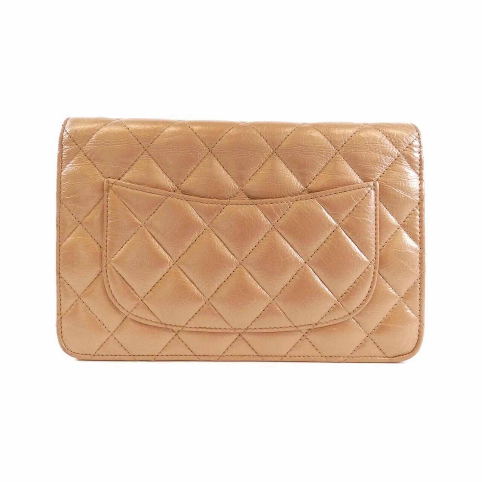 Chanel Leather Chain/Shoulder Wallet (Pre-Owned)