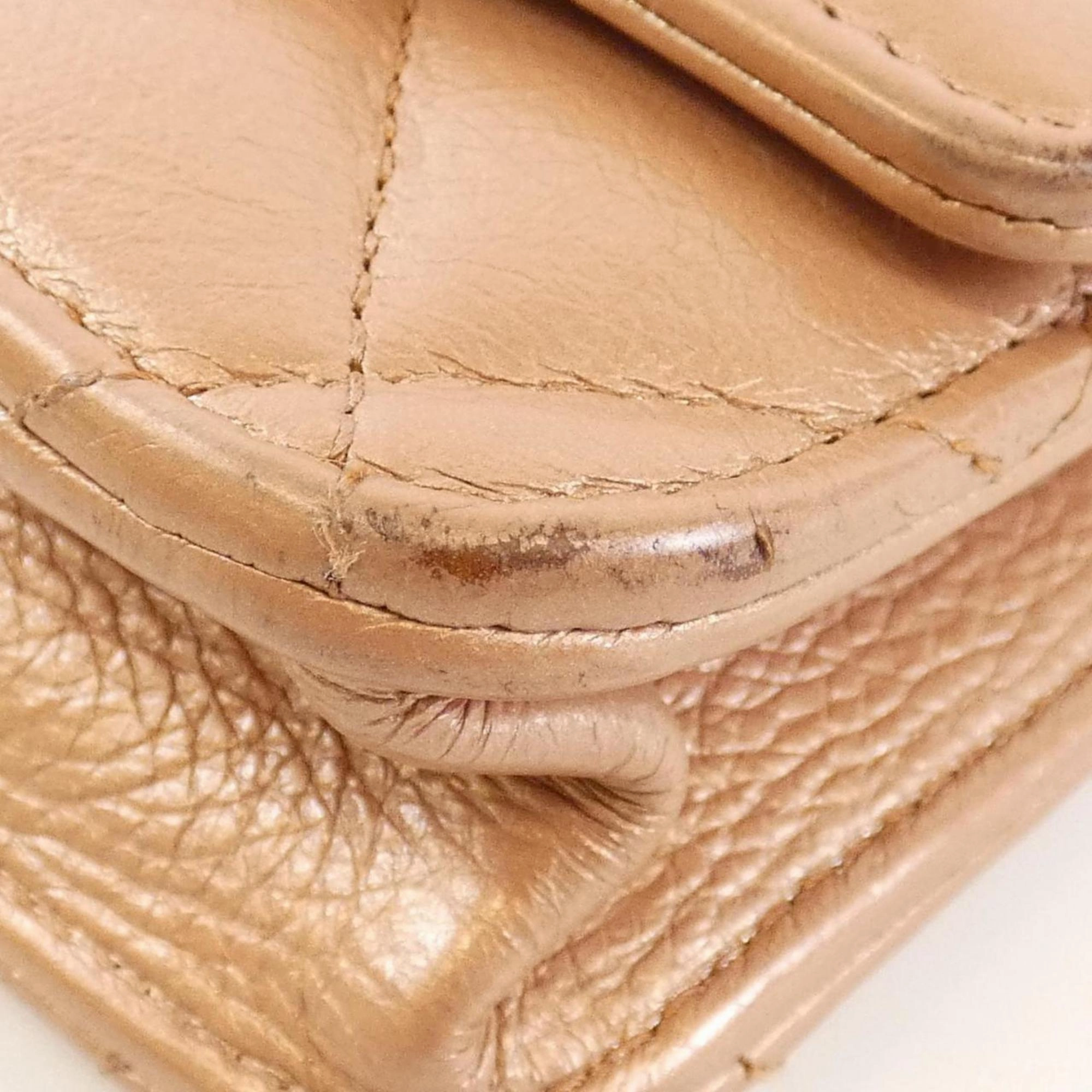 Chanel Leather Chain/Shoulder Wallet (Pre-Owned)