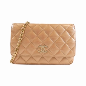 Chanel Leather Chain/Shoulder Wallet (Pre-Owned)