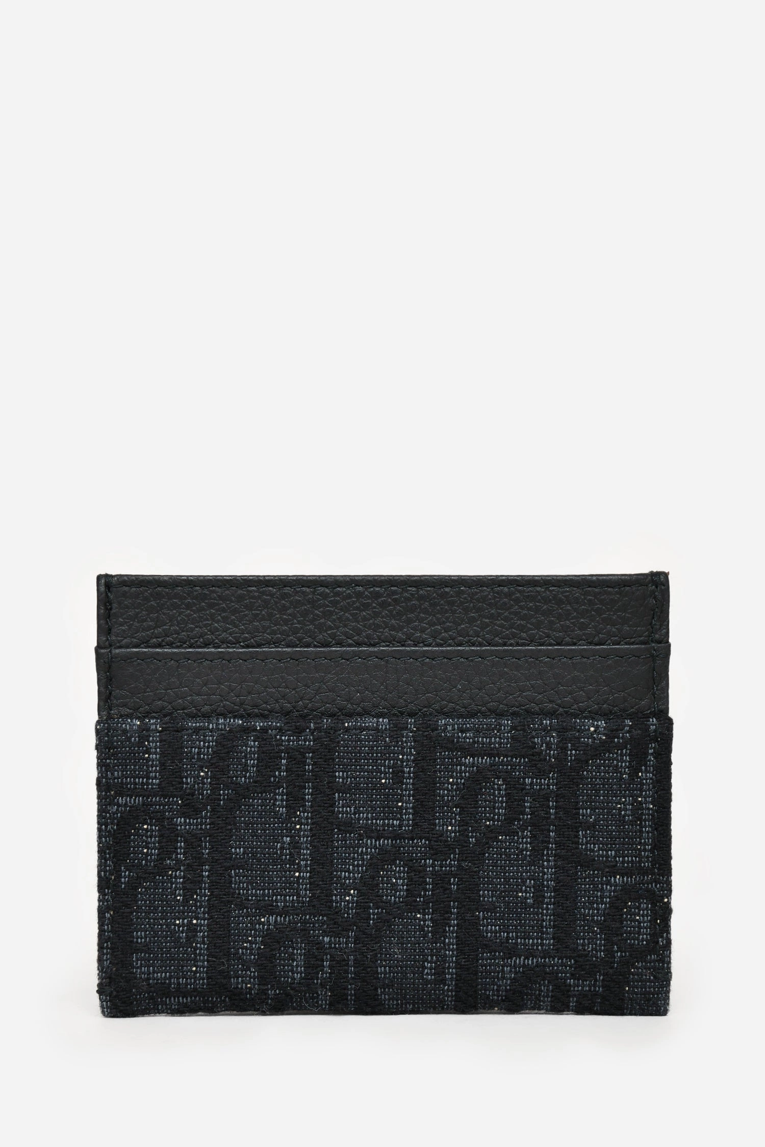 Chrisitian Dior 2019 Black Oblique Canvas Card Holder