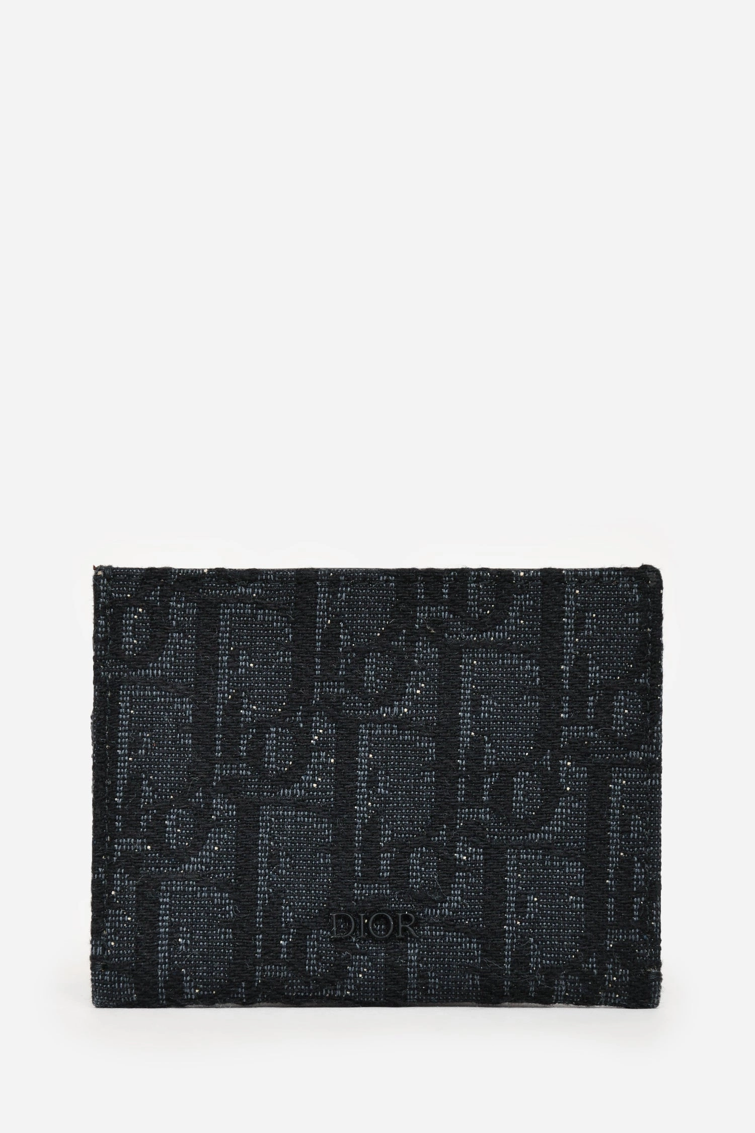 Chrisitian Dior 2019 Black Oblique Canvas Card Holder