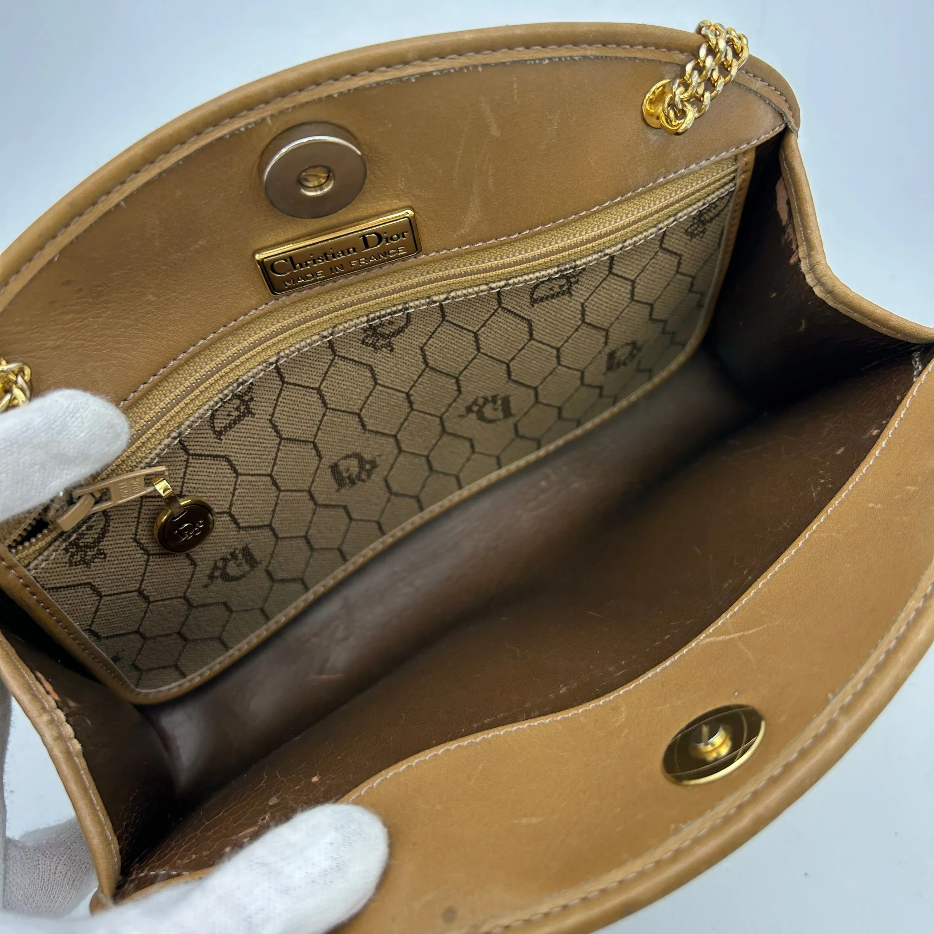 Christian Dior Honeycomb Chain Shoulder Bag WDdi8816ee