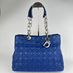 Christian Dior Large Lady Dior Soft Shopping Tote - Blue Totes, Handbags MR1004202544002