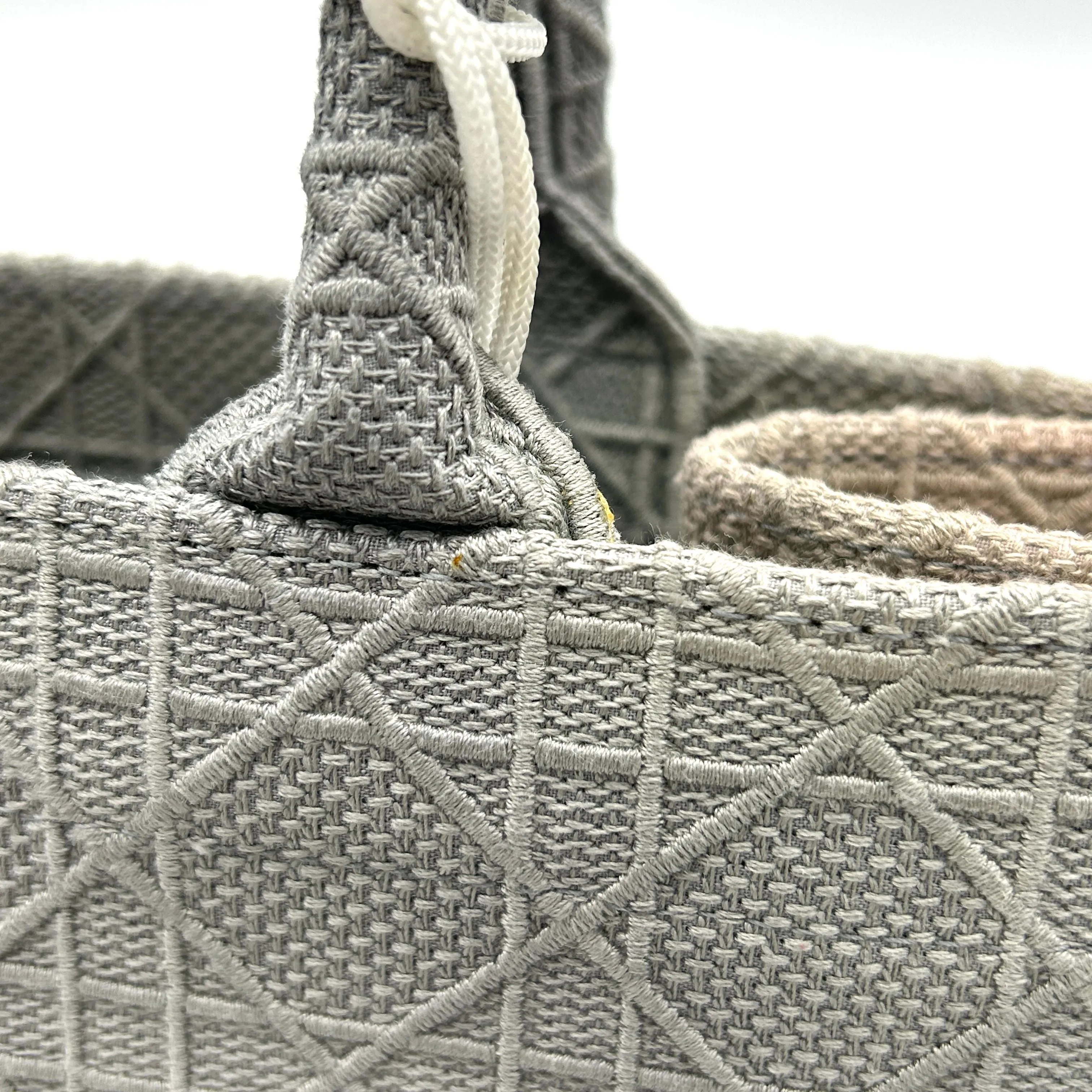 Christian Dior Medium Cannage Book Tote - Grey Totes, Handbags LA45533