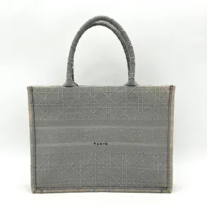 Christian Dior Medium Cannage Book Tote - Grey Totes, Handbags LA45533