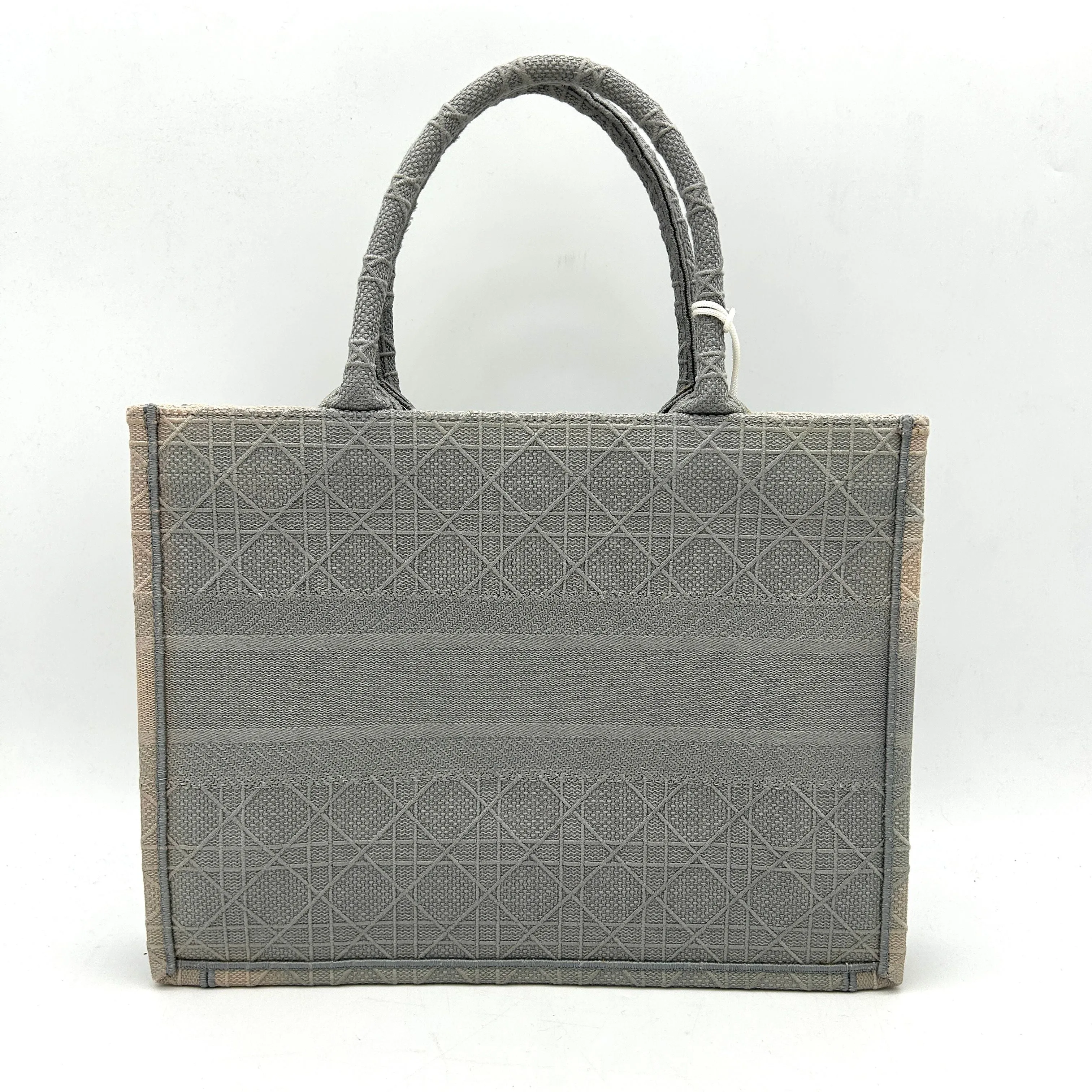 Christian Dior Medium Cannage Book Tote - Grey Totes, Handbags LA45533