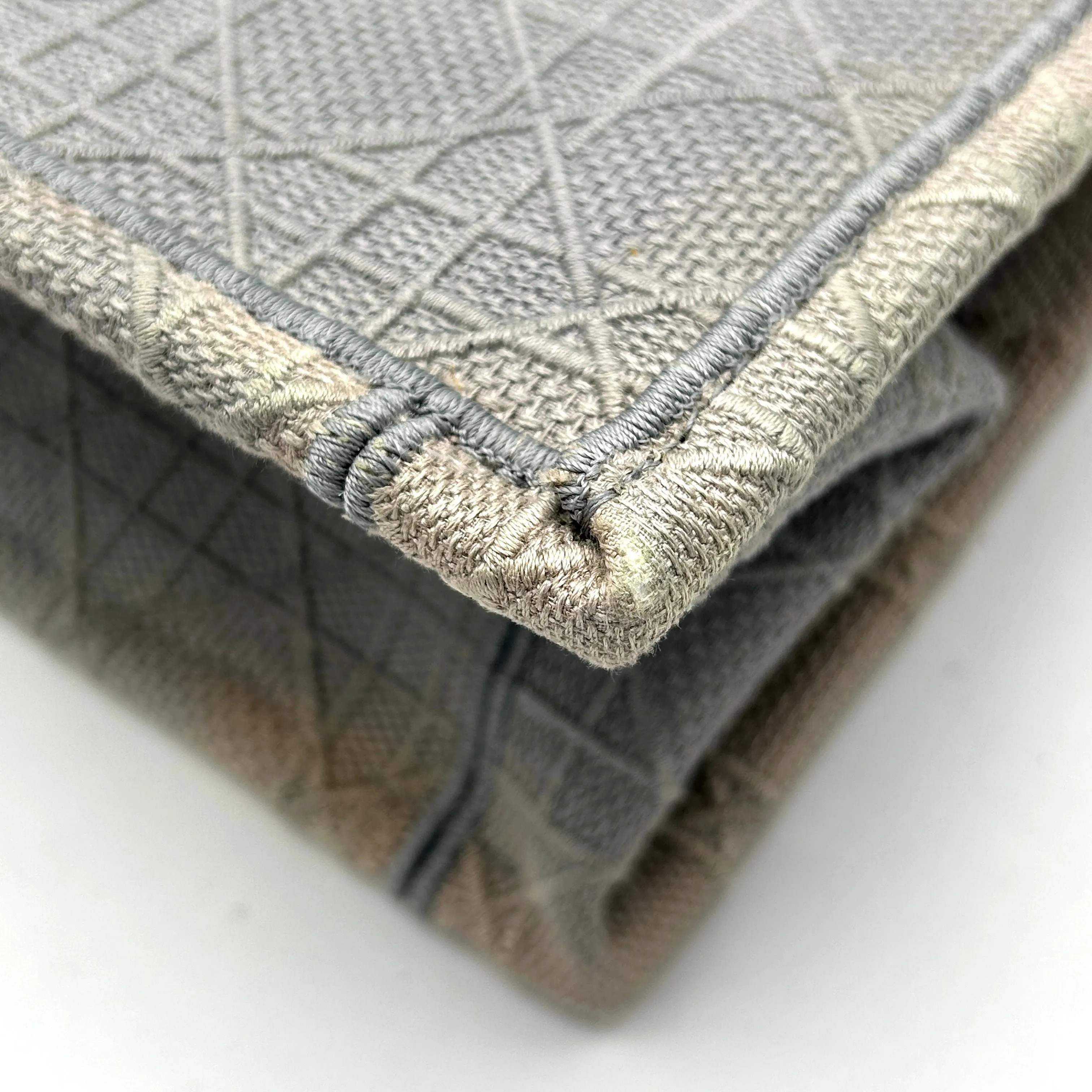Christian Dior Medium Cannage Book Tote - Grey Totes, Handbags LA45533