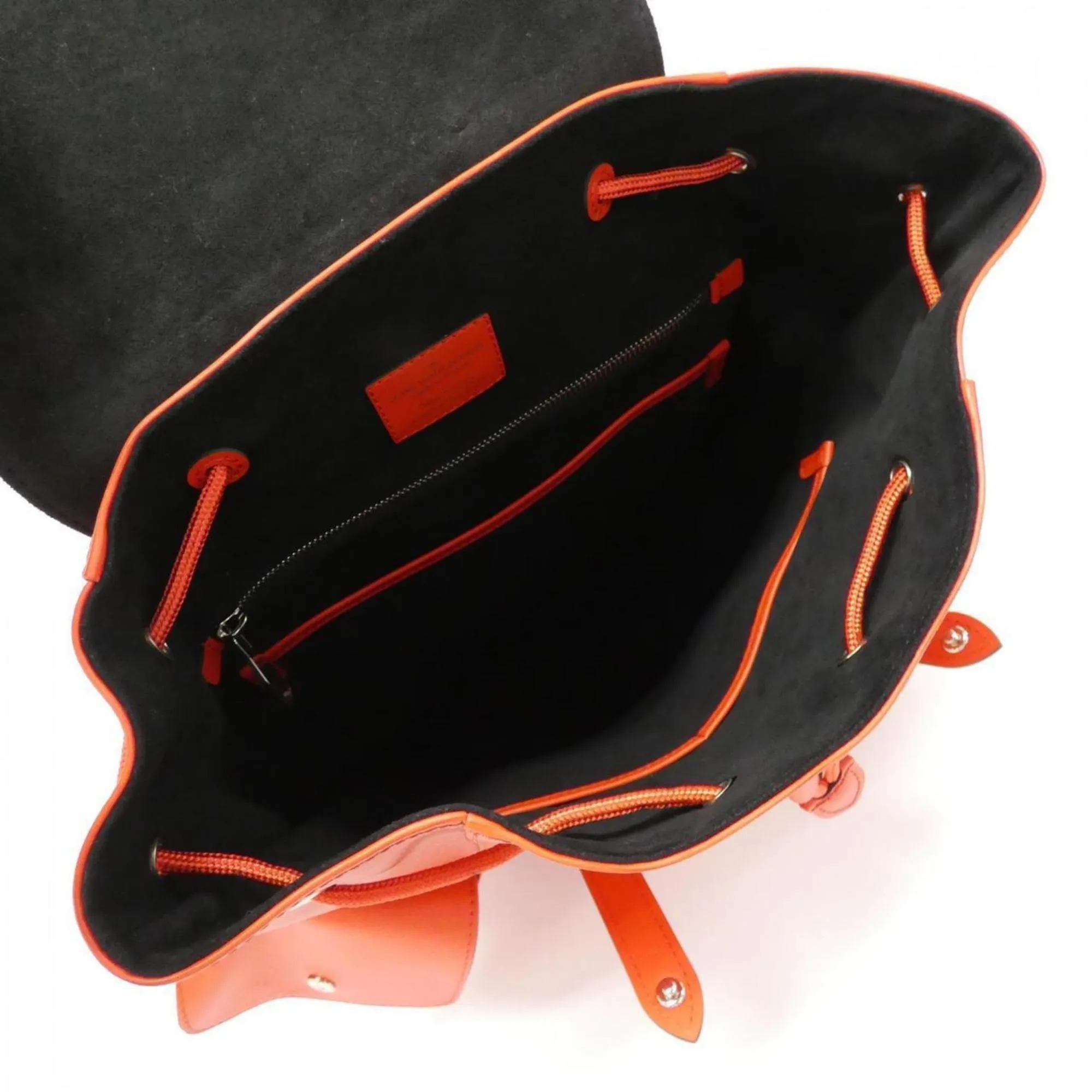 Christopher Leather Backpack with Dust Bag and Slight Scratches
