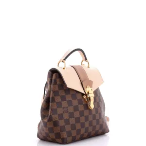 Clapton Backpack Damier and Leather