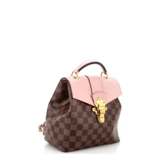 Clapton Backpack Damier and Leather