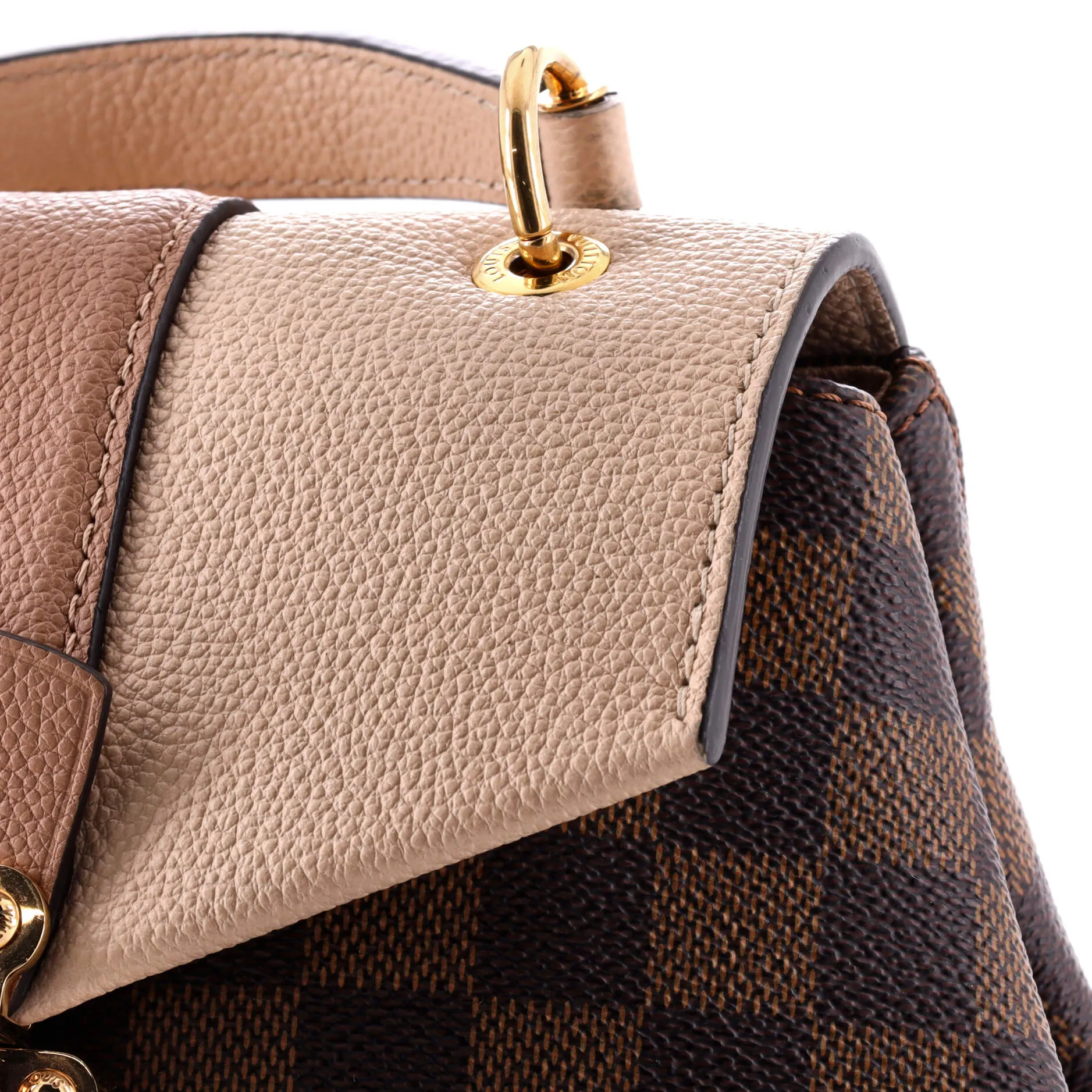 Clapton Backpack Damier and Leather