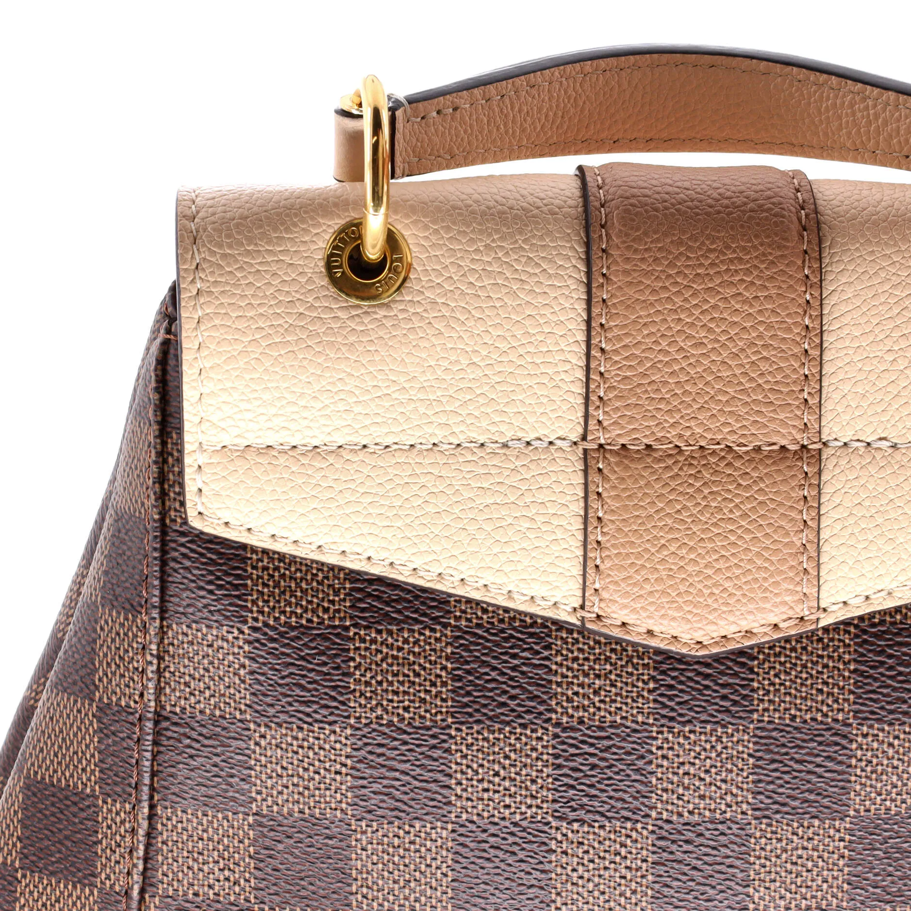 Clapton Backpack Damier and Leather