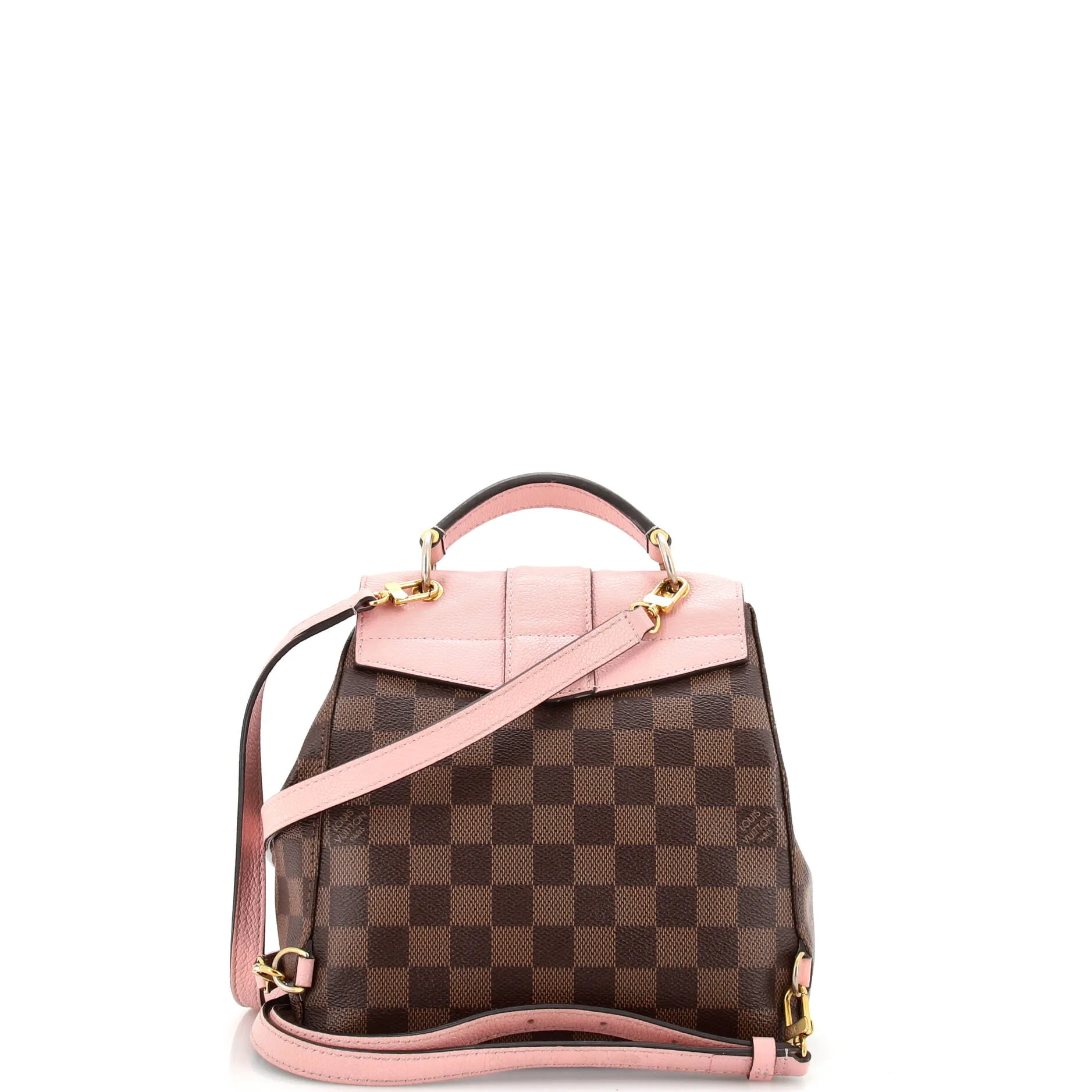 Clapton Backpack Damier and Leather