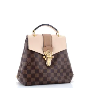 Clapton Backpack Damier and Leather