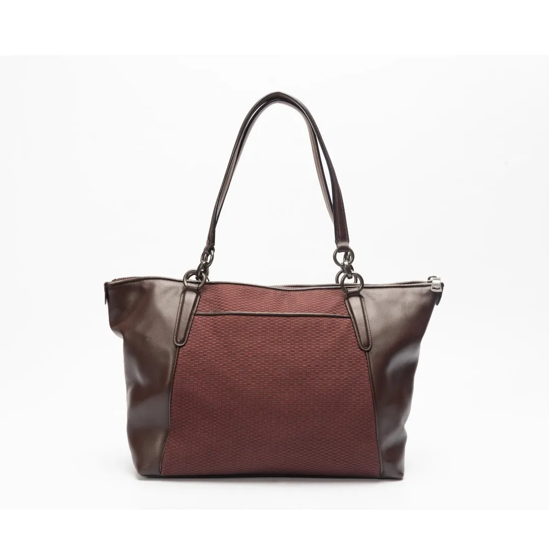 Coach Ava Crossgrain Leather Tote