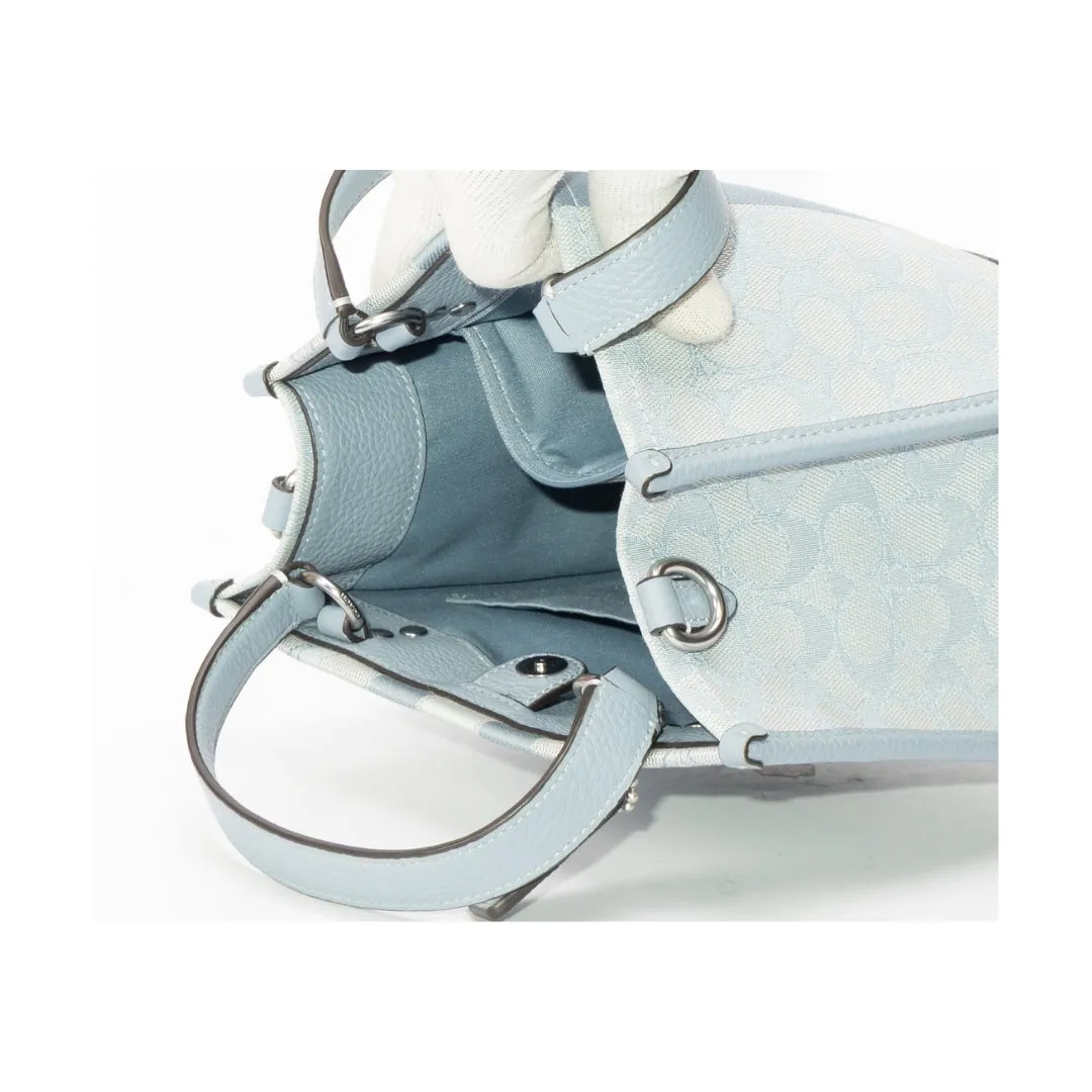 Coach Dempsey 22 in Signature Jacquard Tote