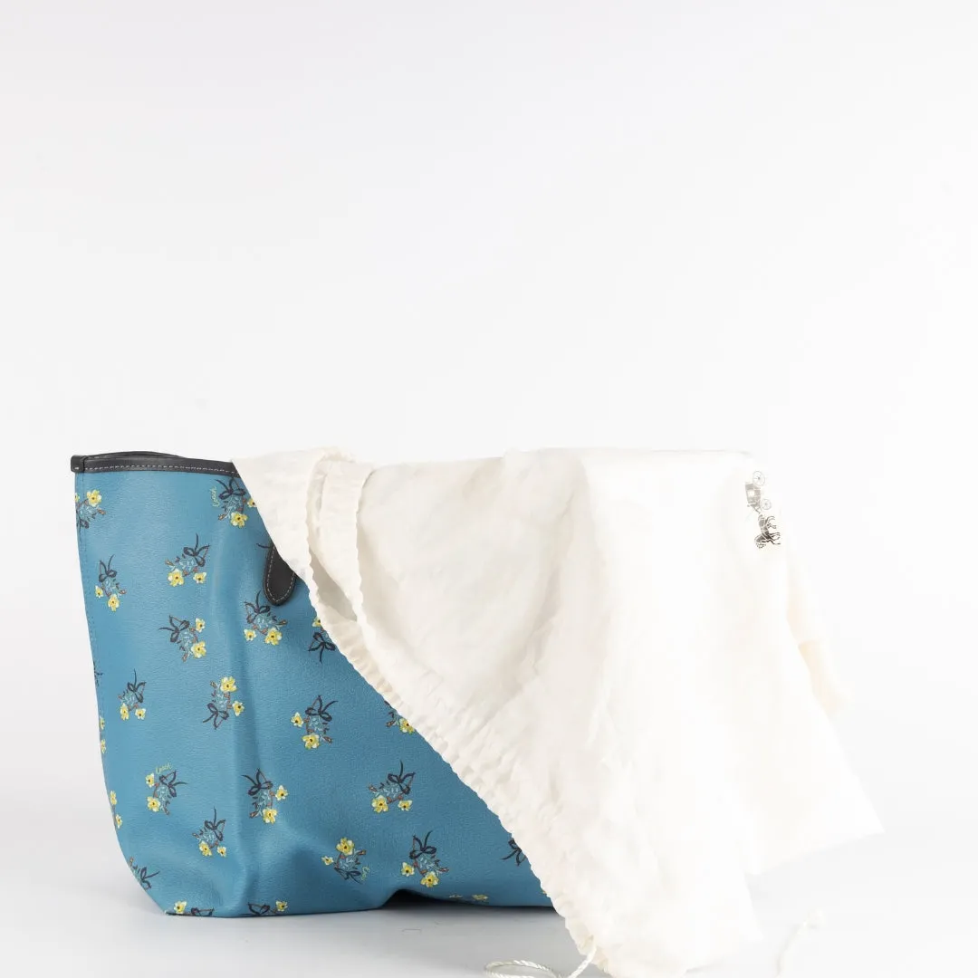 Coach Floral Bow Print City Tote