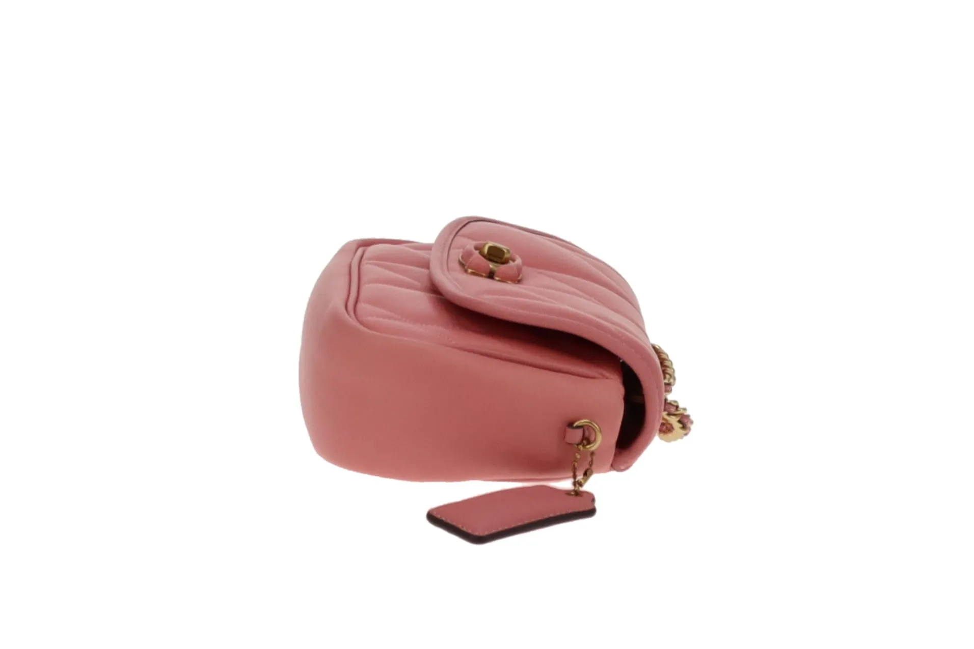 Coach Pink Quilted Pillow Madison 18 Shoulder Bag