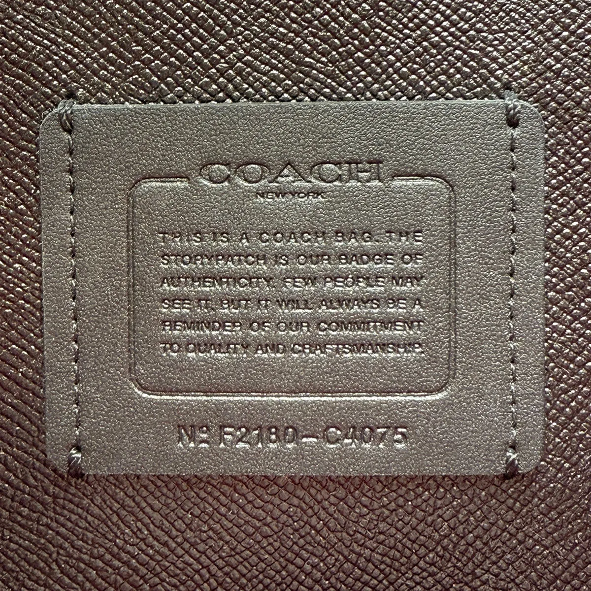 Coach Tote