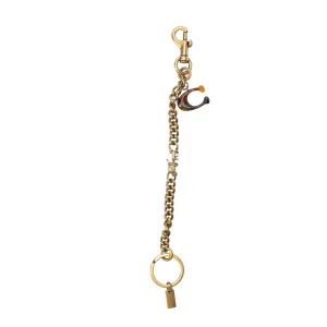 Coach Wine Medium Resin Multi Icon Swag Key Chain