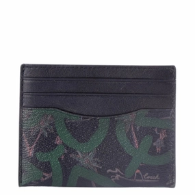 Coach X Keith Haring Slim ID Card Case With Hula Dance Print