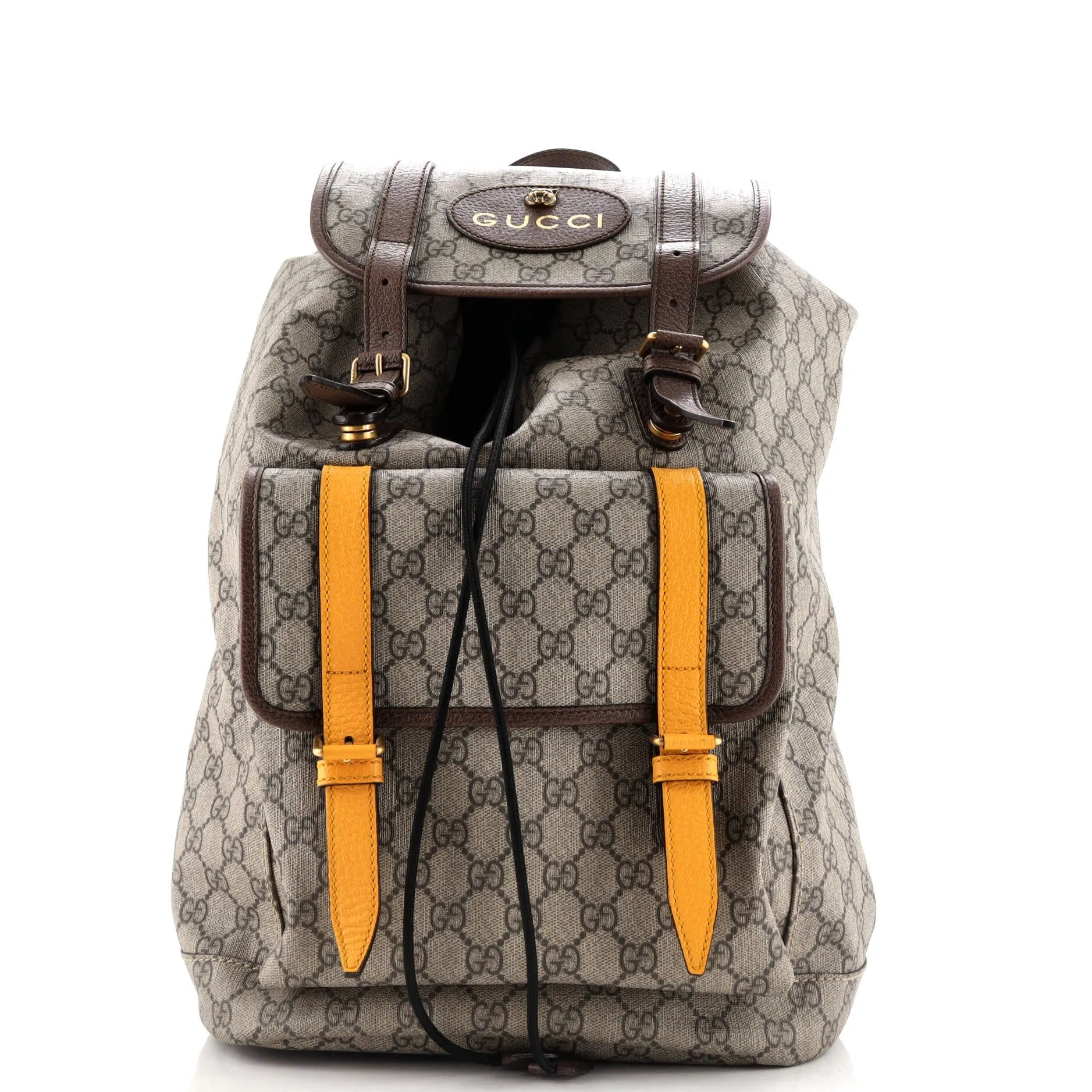 Courrier Soft Backpack GG Coated Canvas Large