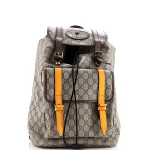 Courrier Soft Backpack GG Coated Canvas Large