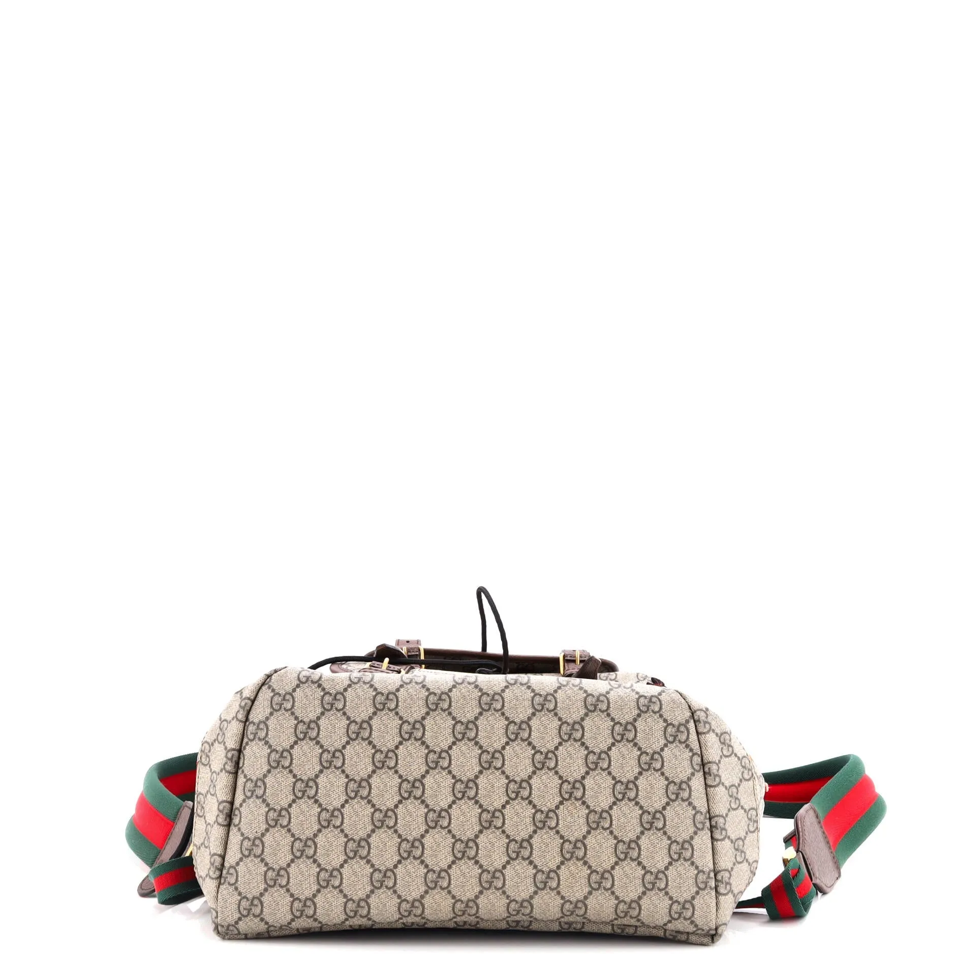 Courrier Soft Backpack GG Coated Canvas with Applique Large