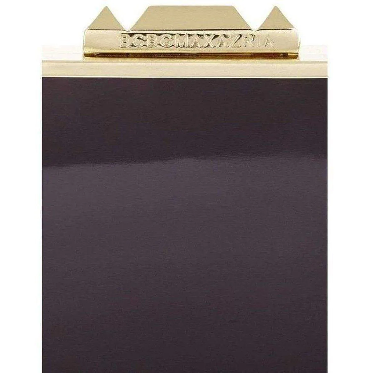 Crawford Lucite Black Clutch with Shell