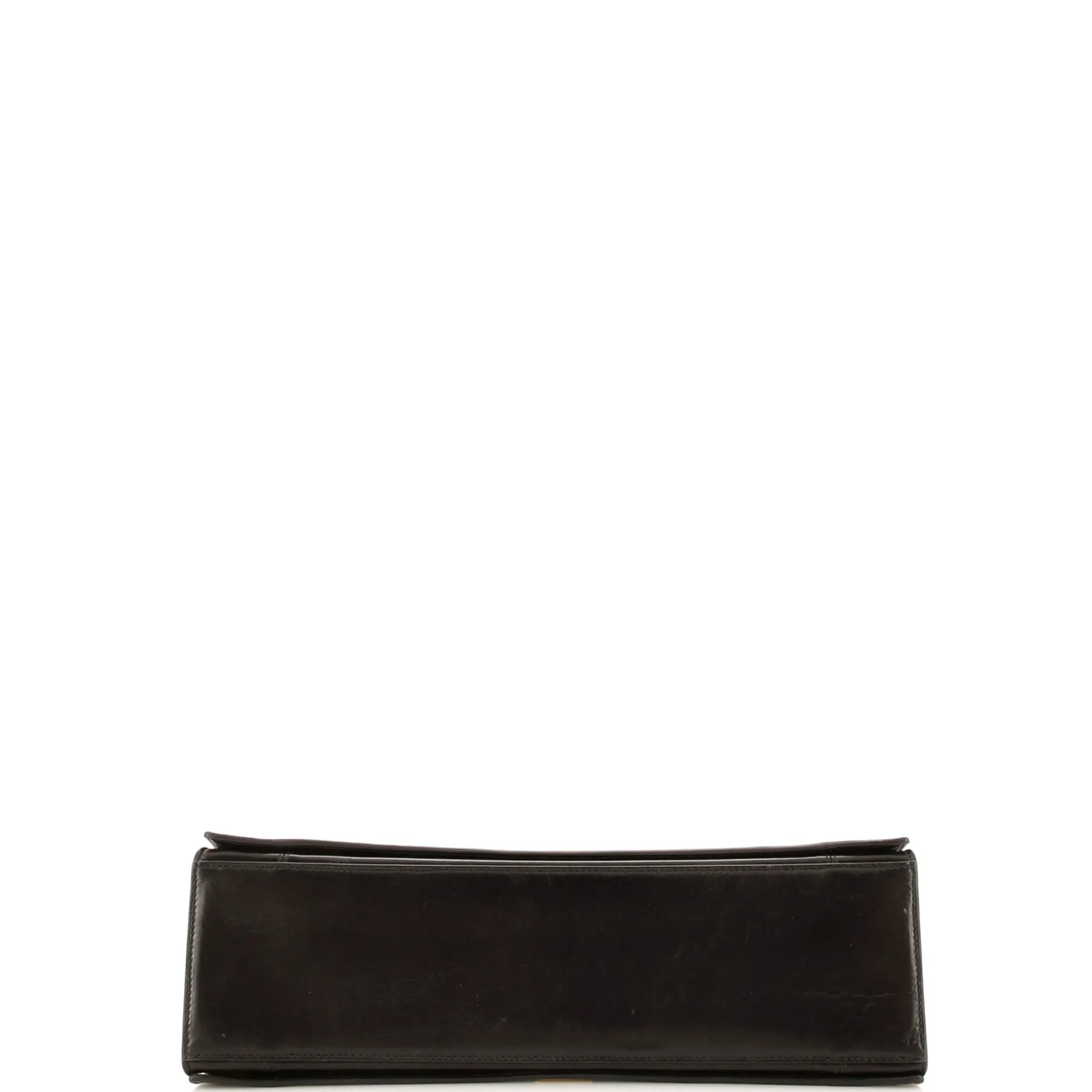 Crush Top Handle Shoulder Bag Leather Medium