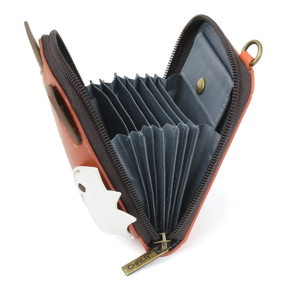 Cute-C - Credit Card Holder / Wallet Wristlet - Fox