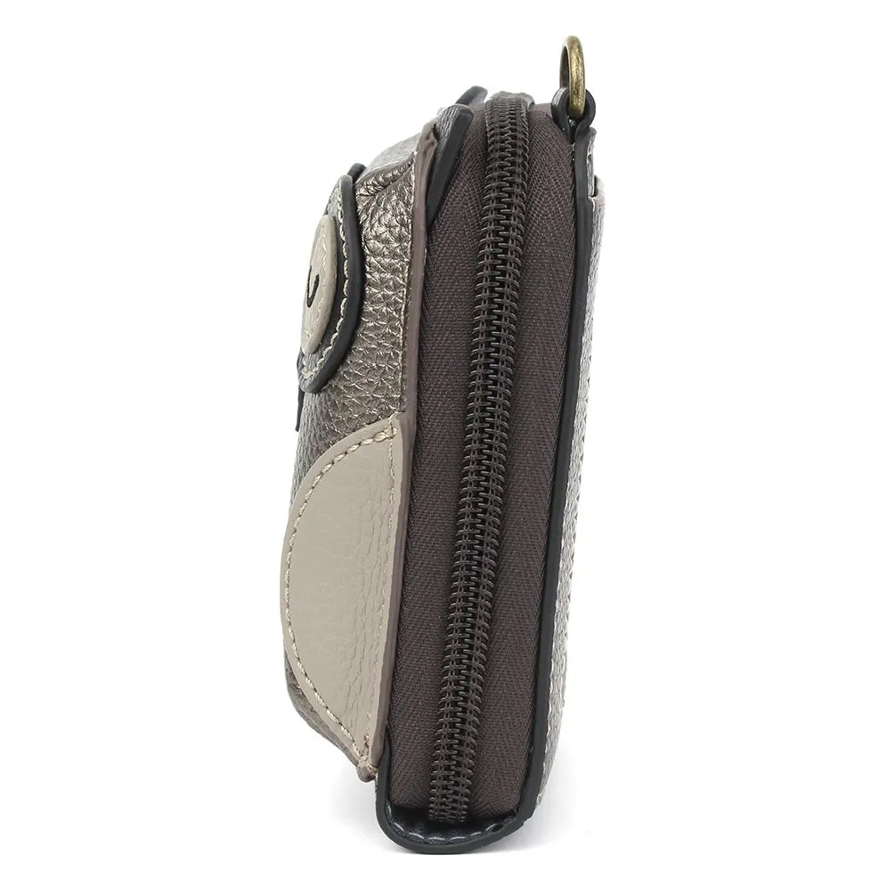 Cute-C - Credit Card Holder / Wallet Wristlet - Owl