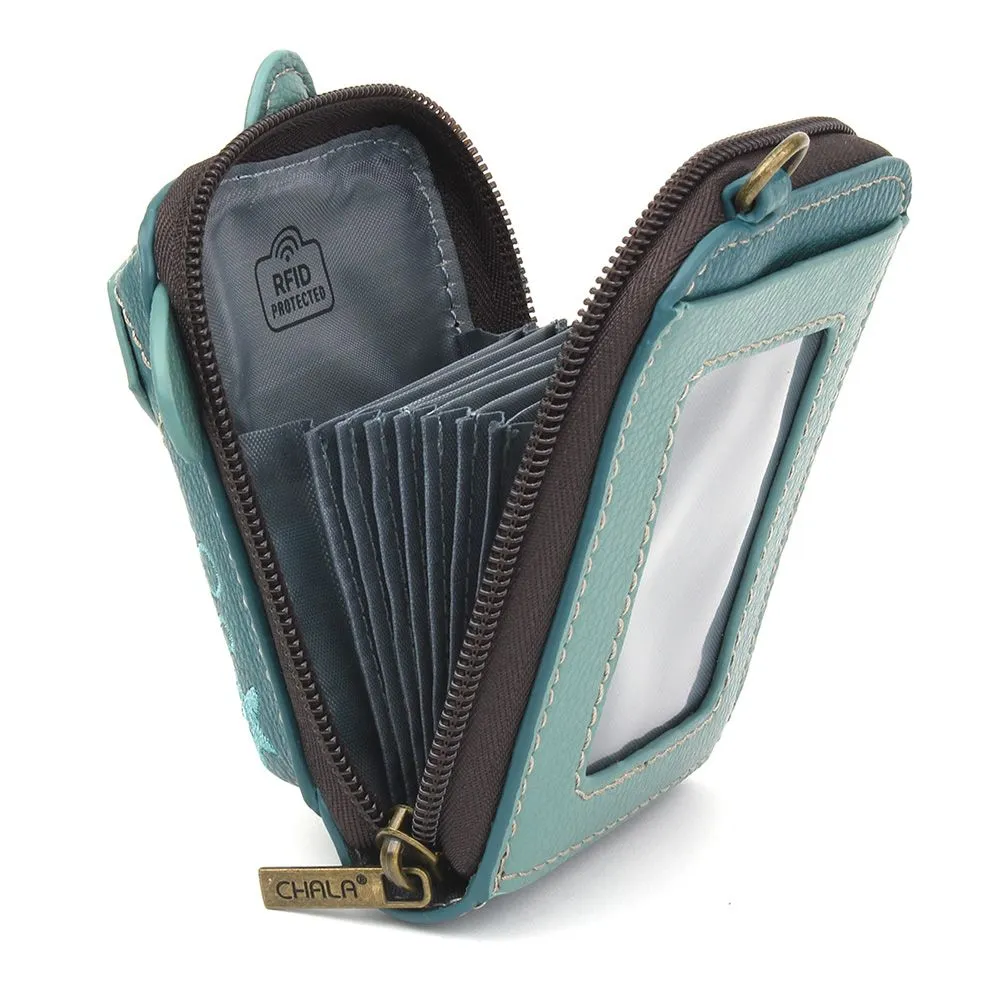 Cute-C - Credit Card Holder / Wallet Wristlet - Turtle
