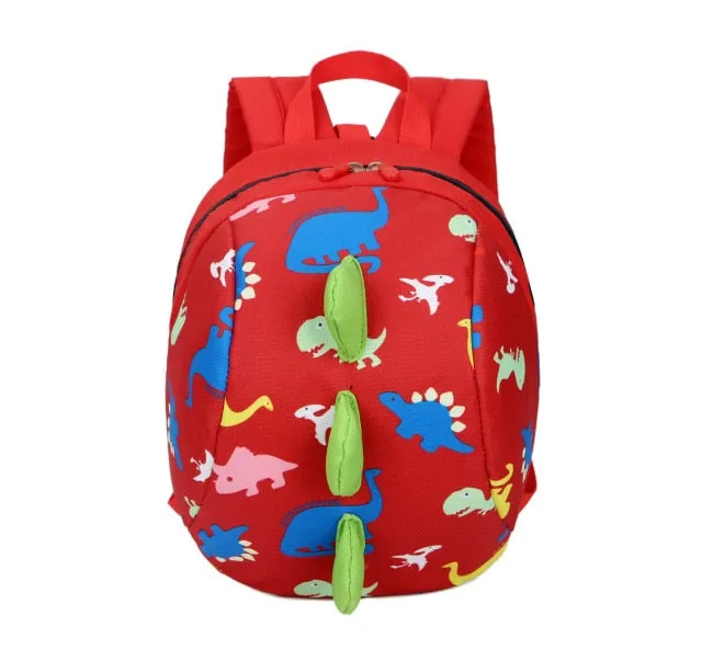 Cute School Backpack Anti-lost Kids Bag Cartoon Animal Dinosaur Children Backpacks for Kindergarten baby boys girls School Bags