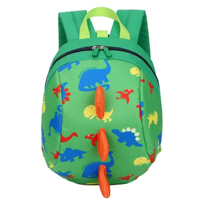 Cute School Backpack Anti-lost Kids Bag Cartoon Animal Dinosaur Children Backpacks for Kindergarten baby boys girls School Bags