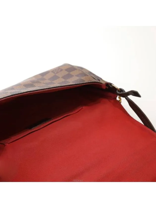 Daejeon Used Luxury Goods M41129 Favorite MM Damier Eben Shoulder Bag