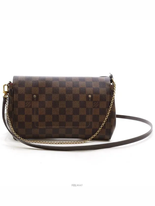 Daejeon Used Luxury Goods M41129 Favorite MM Damier Eben Shoulder Bag