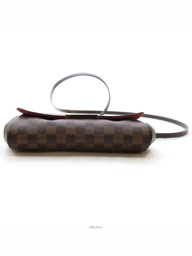Daejeon Used Luxury Goods M41129 Favorite MM Damier Eben Shoulder Bag