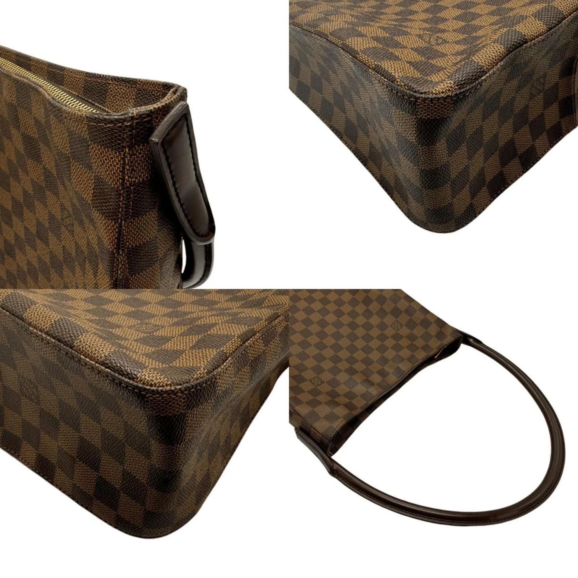 Damier Ebene Canvas Shoulder Bag N41104