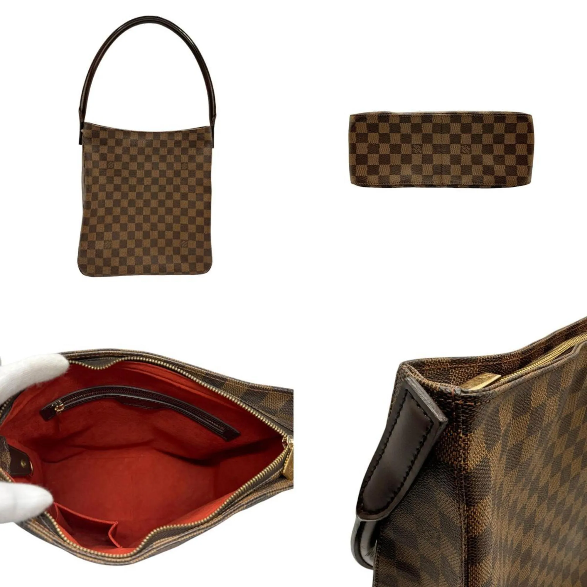 Damier Ebene Canvas Shoulder Bag N41104