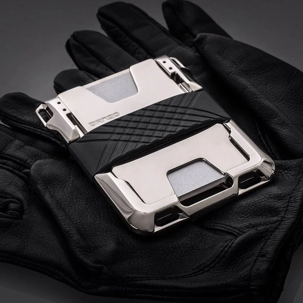 Dango Products M2 Maverick Hand Polished Nickel Plated Single Pocket Leather Wallet