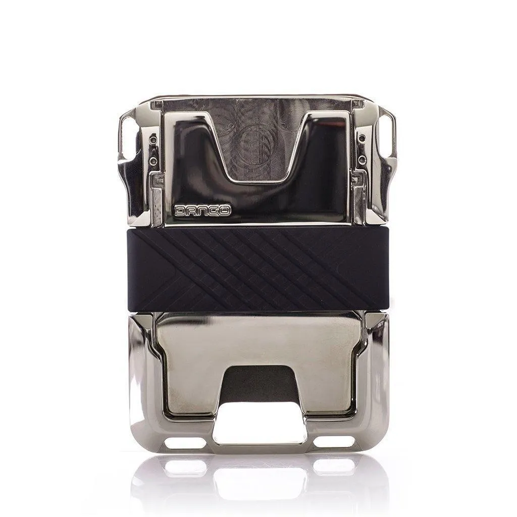 Dango Products M2 Maverick Hand Polished Nickel Plated Single Pocket Leather Wallet