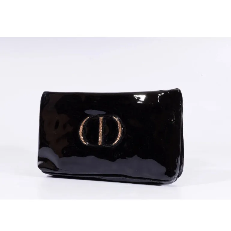 Dior 30 Montaigne Patent Leather Cosmetic Pouch
