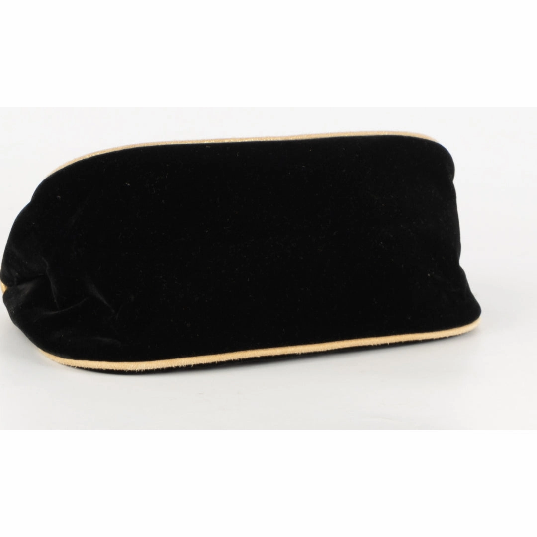 Dior Black Velvet Pouch